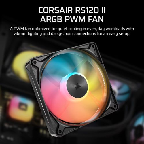 Corsair RS120 II ARGB 120mm Cabinet Fan
